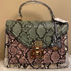 NWT ALDO Top Handle Multi-Color Crossbody Bag